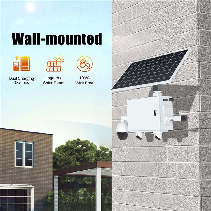 HiTOP Solar CCTV Kit для безпеки в приміщенні та на вулиці